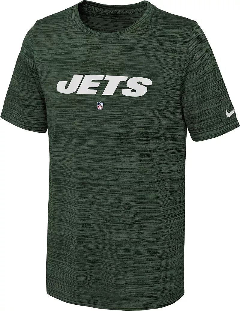 

Зеленая футболка Nike Youth New York Jets Sideline Velocity