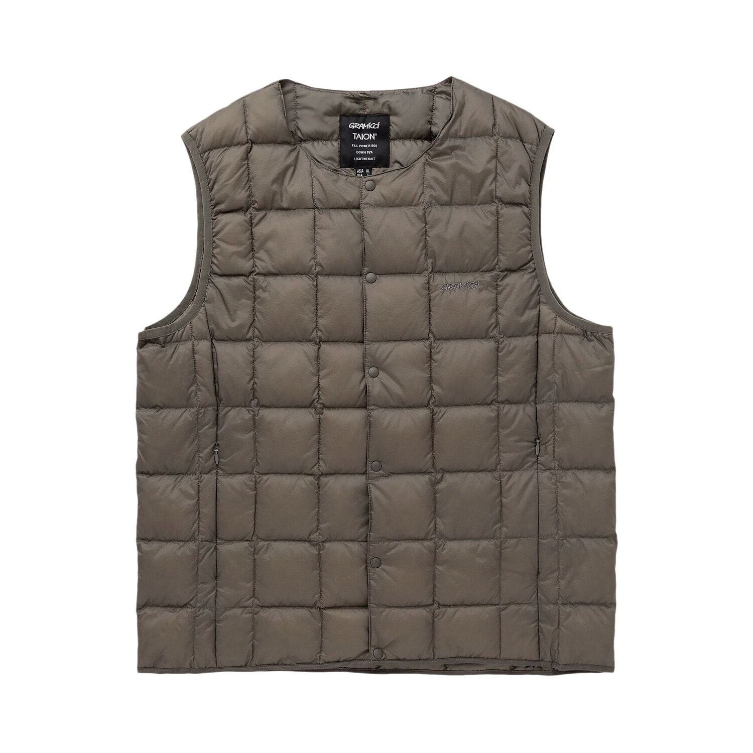 

Внутренний пуховый жилет Gramicci x TAION, Stone Grey