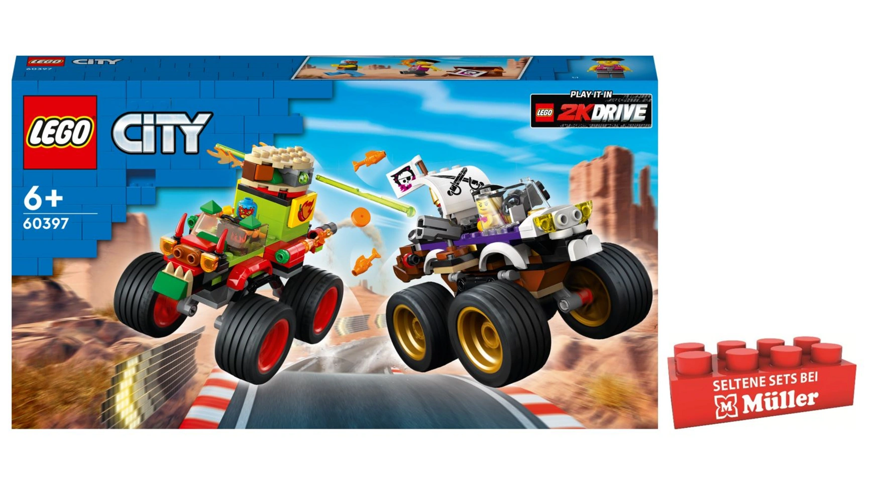 Lego City Комбинированный набор грузовиков-монстров lego 60357 stunt truck