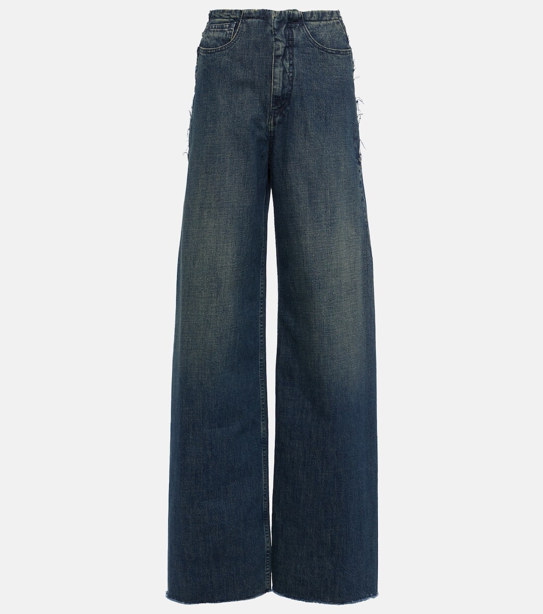 

Джинсы широкого кроя с высокой посадкой Mm6 Maison Margiela, синий