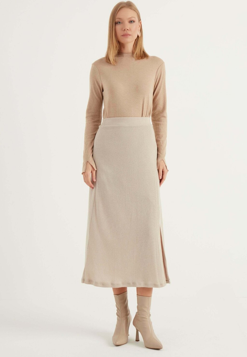 

Длинная юбка Midi Wrap Skirt Herita, цвет off white