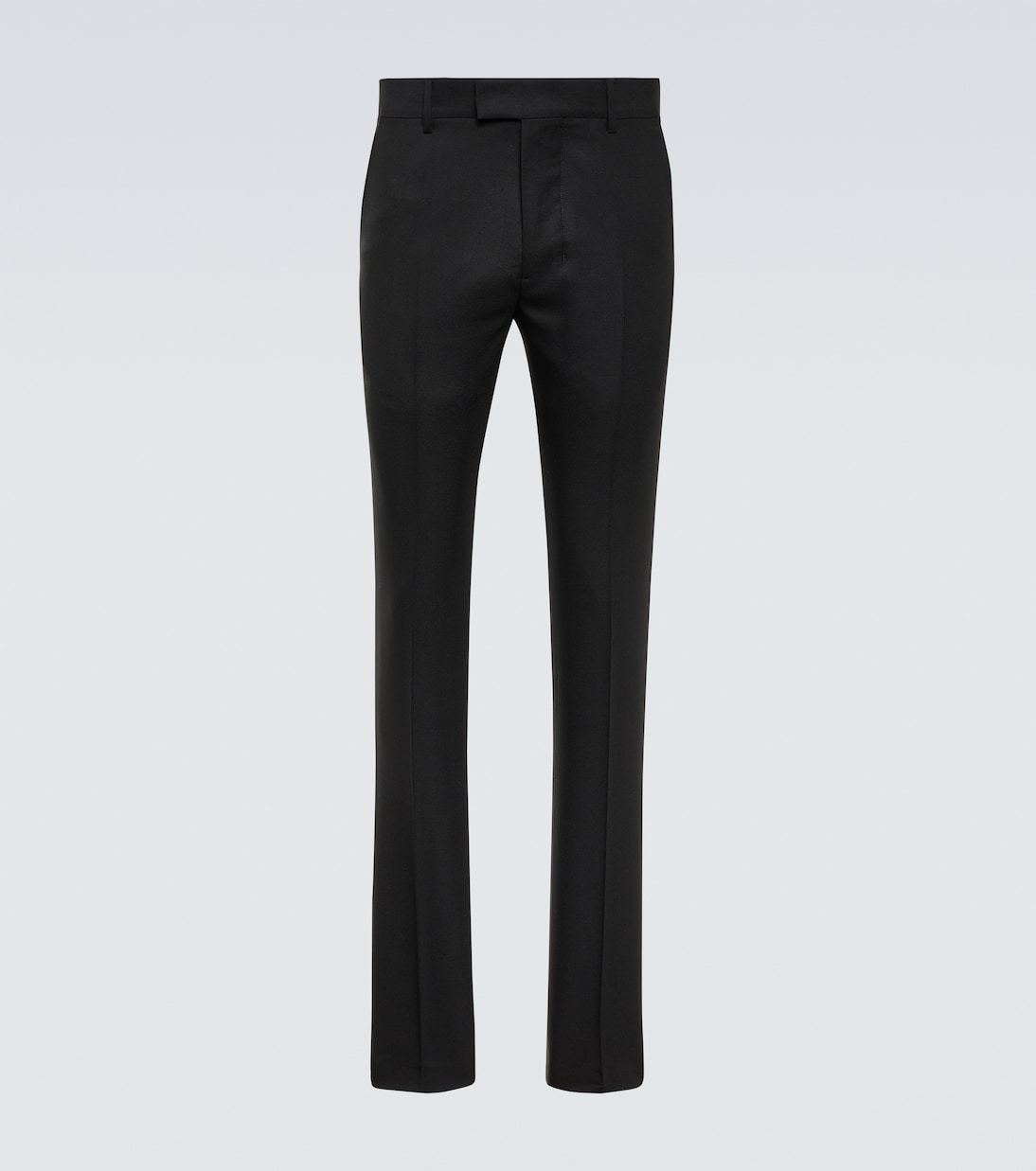 Узкие брюки из натуральной шерсти Ami Paris, черный узкие брюки из натуральной шерсти ami paris серый