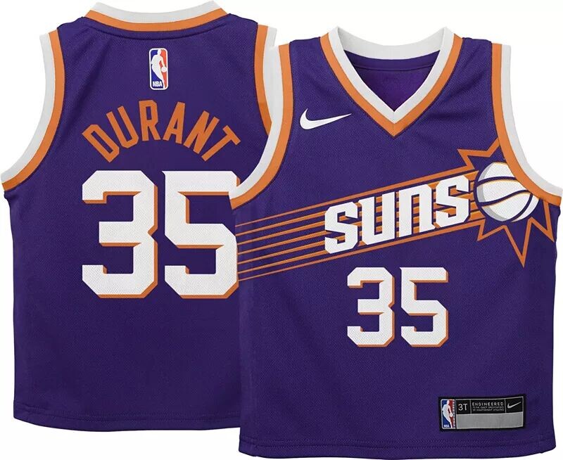 

Джерси Nike Little Kids Phoenix Suns Kevin Durant #35 Purple Swingman