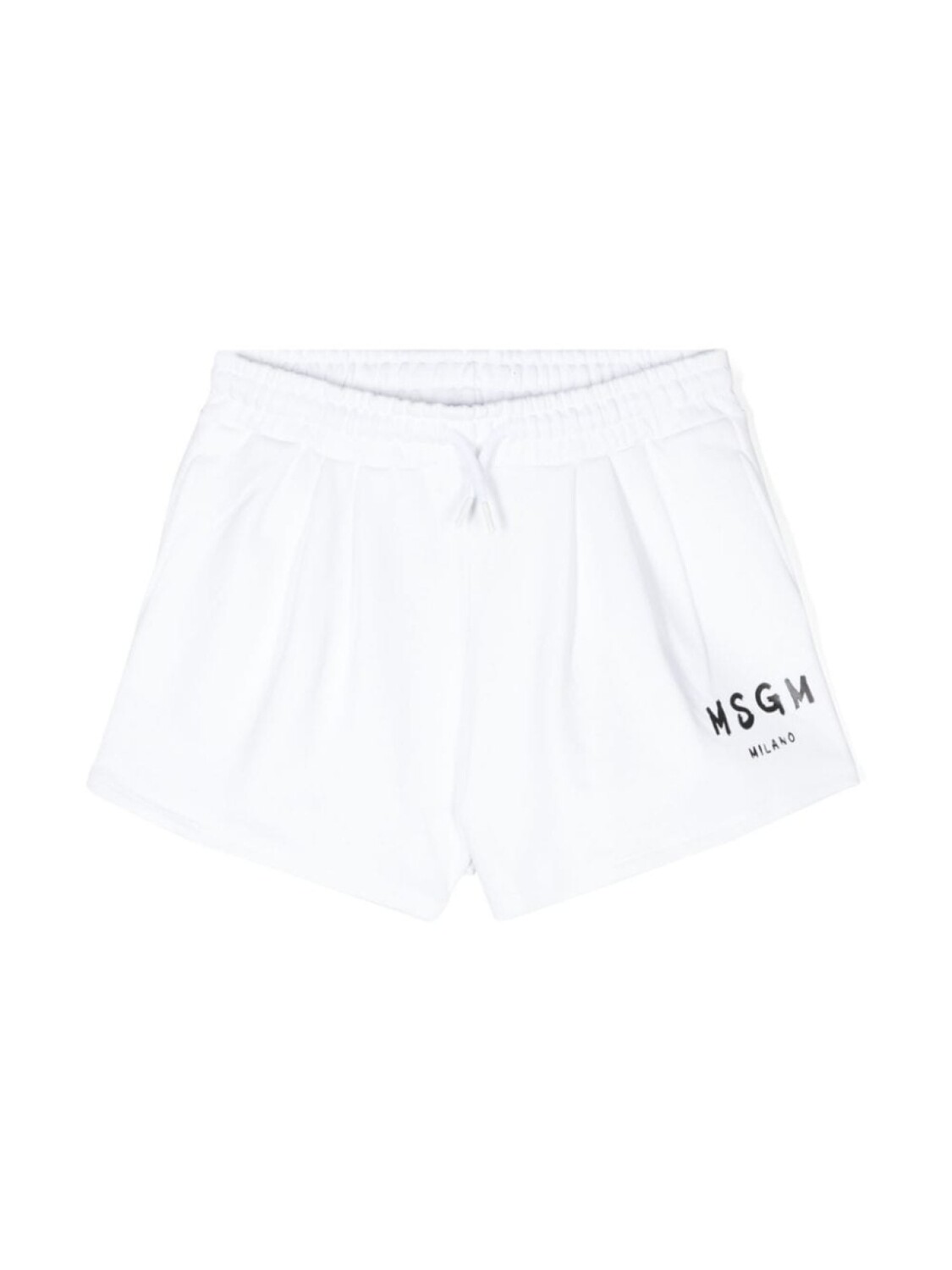 

MSGM Kids шорты с логотипом, белый