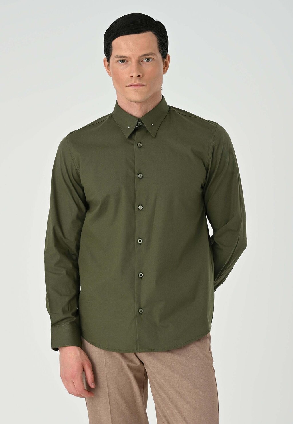 

Рубашка SLIM FIT CLASSIC Antioch, цвет khaki
