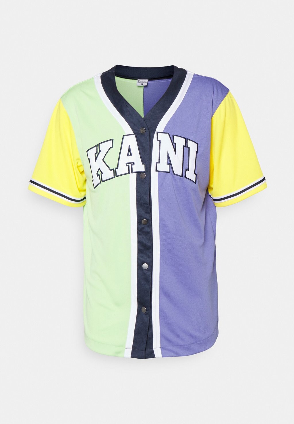 

Футболка с принтом SERIF BLOCK BASEBALL UNISEX Karl Kani, мятный, Зеленый