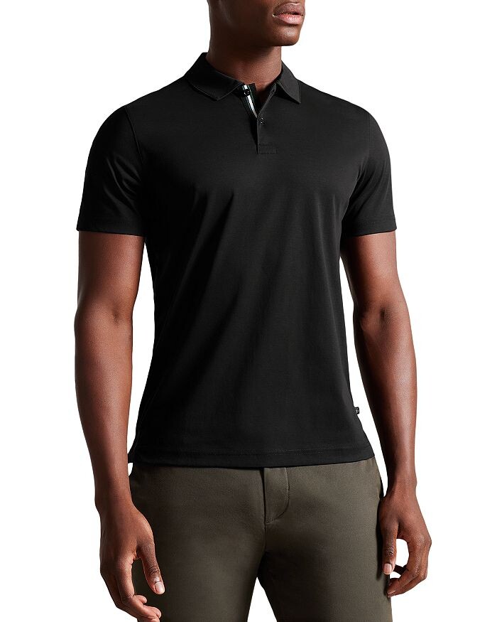 

Хлопковая рубашка-поло с мягким прикосновением ZEITER Slim Fit Ted Baker