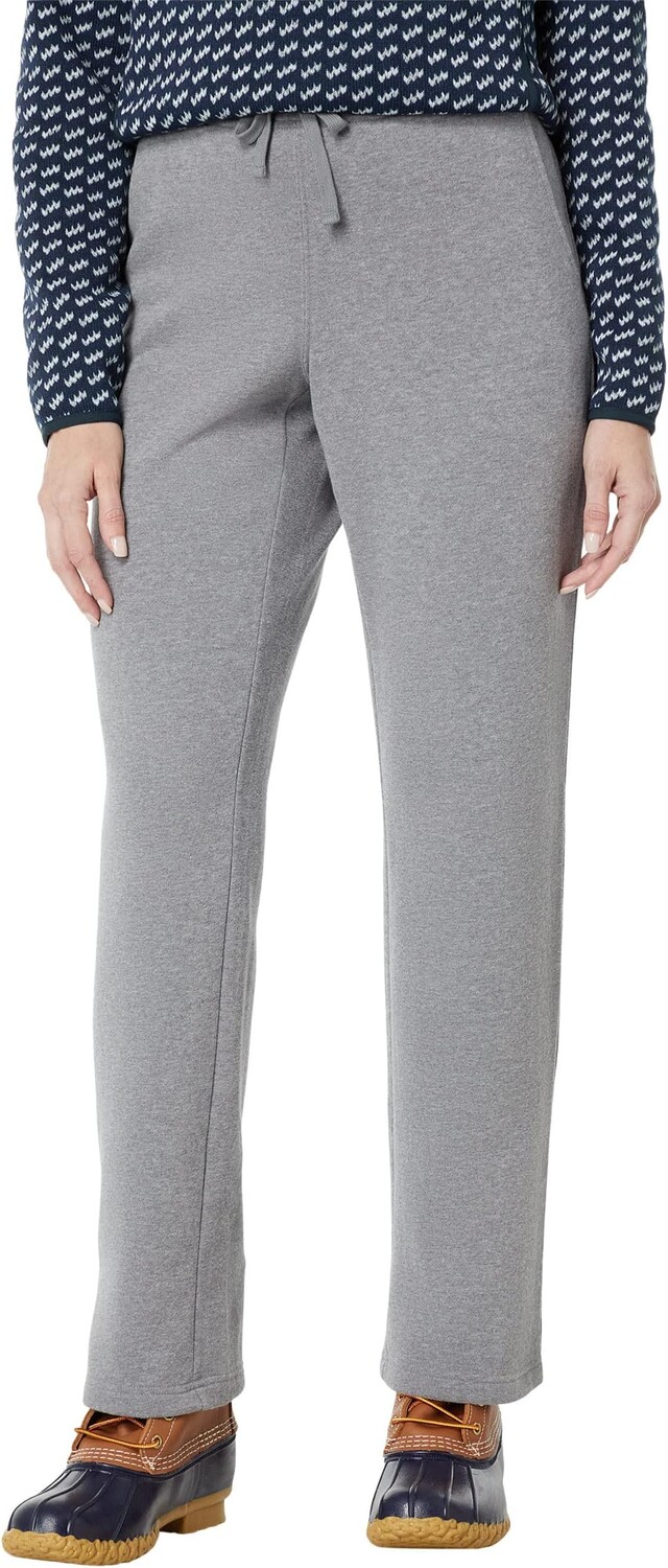 

Брюки 1912 Straight Leg Sweatpants L.L.Bean, цвет Gray Heather