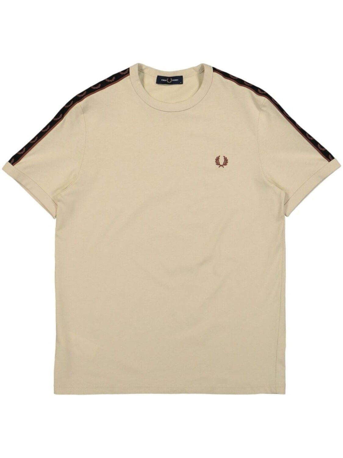 

Fred Perry футболка Contrast Tape Ringer, серый