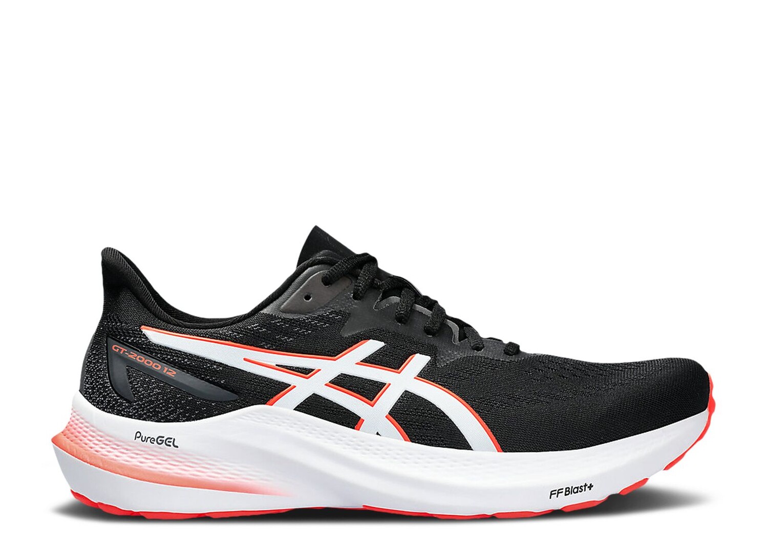 

Кроссовки ASICS Gt 2000 12 'Black Sunrise Red', черный