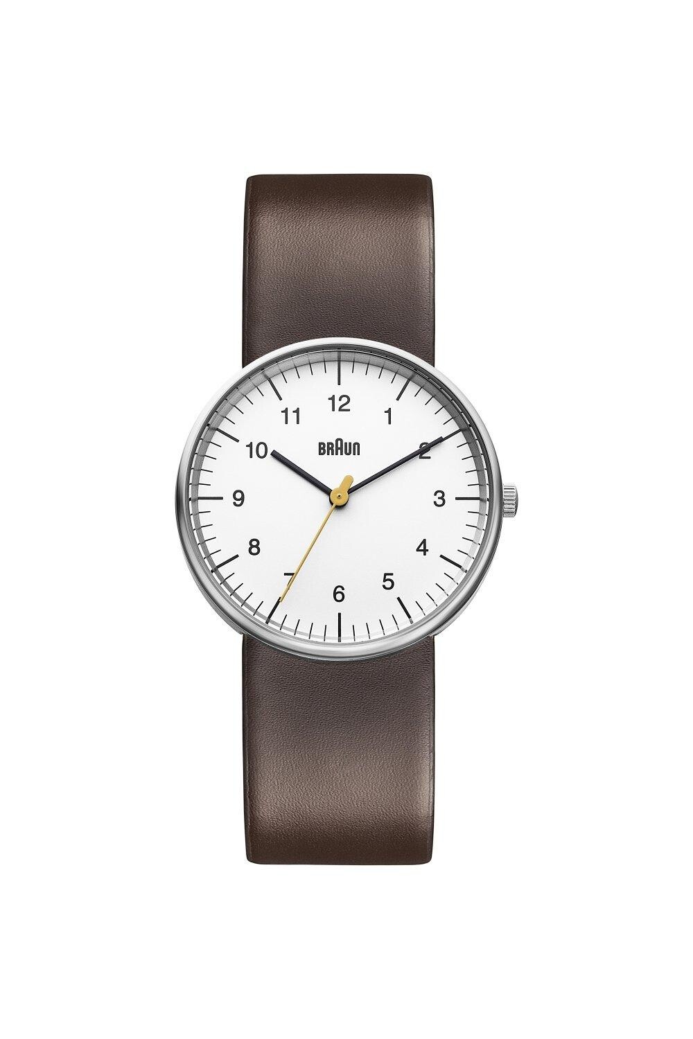 

Классические аналоговые часы из нержавеющей стали Bn0021 - Bn0021Whbrg Braun, белый