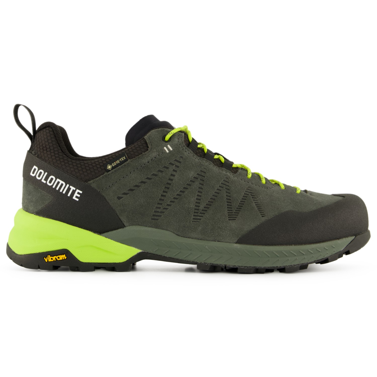 Мультиспортивная обувь Dolomite Crodarossa Leather GTX, цвет Silver Green/Lime Green