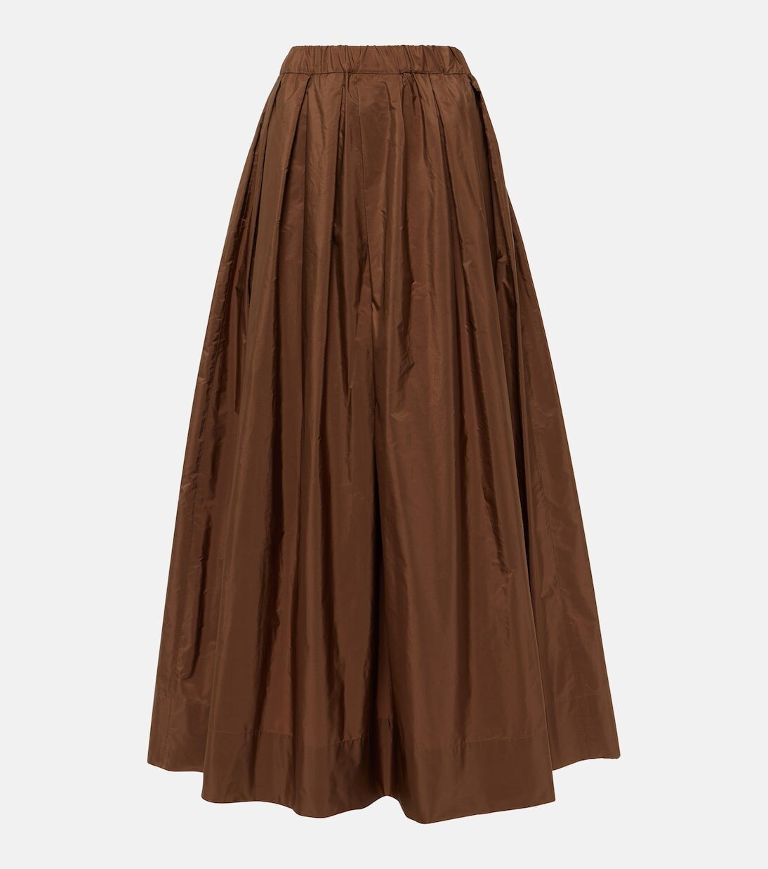 

Юбка макси tripoli из тафты со складками 'S Max Mara, коричневый