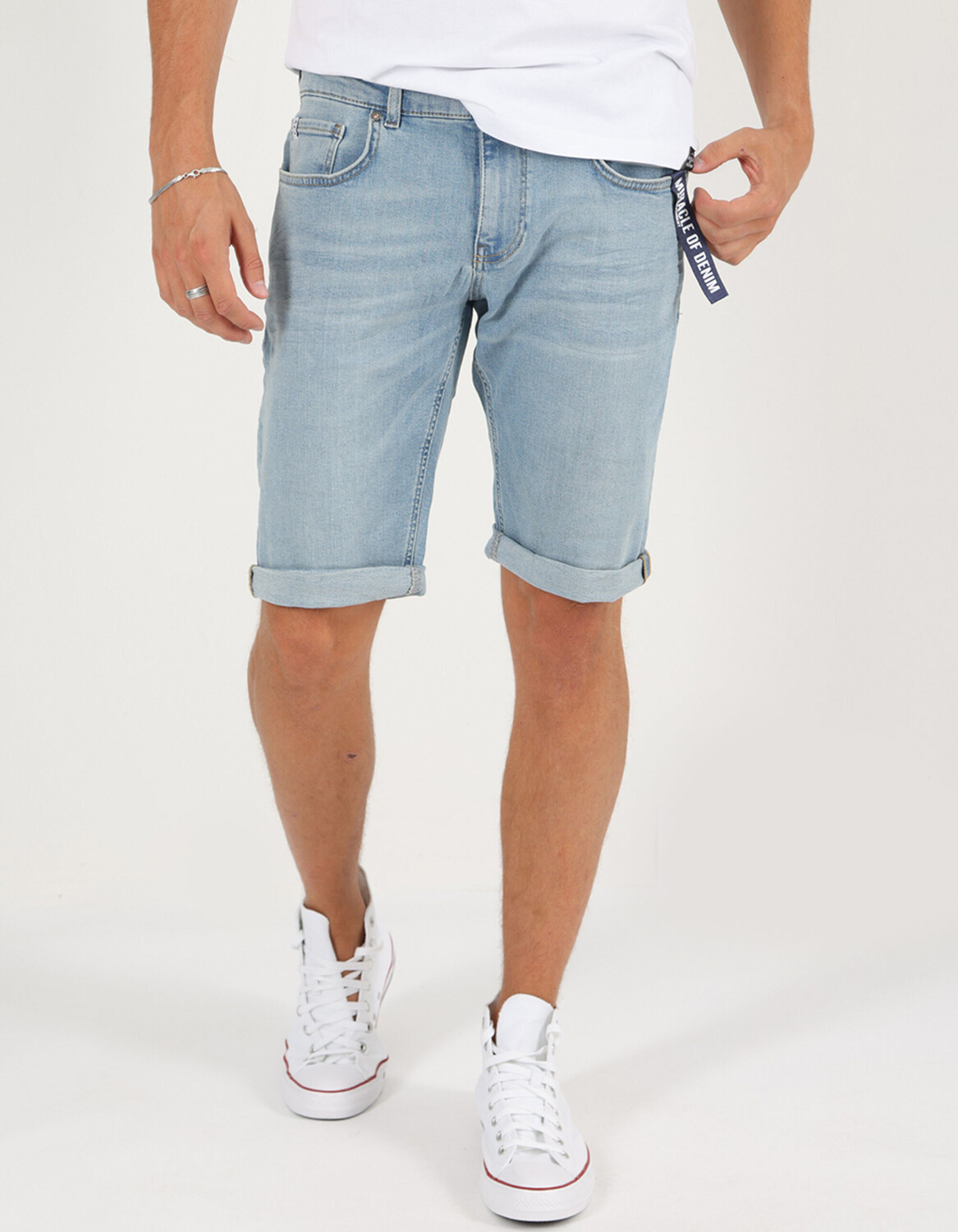

Тканевые шорты miracle of denim Hosen Trevol, цвет Paradise Blue