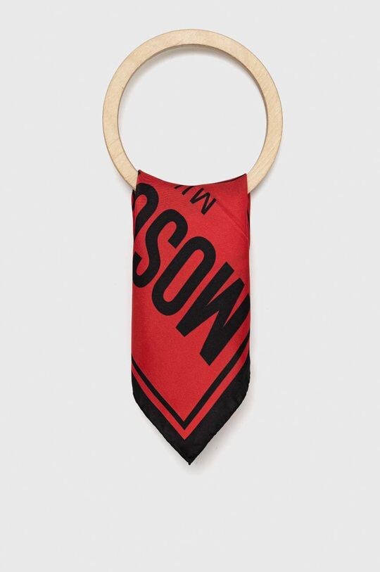 

Шелковый нагрудный платок x Smiley Moschino, красный