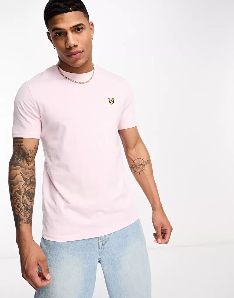 

Светло-розовая футболка с логотипом Lyle & Scott