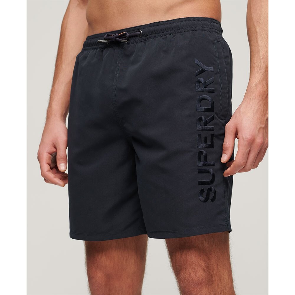 

Шорты для плавания Superdry Premium Embroidered 17´´ Swimming Shorts, черный