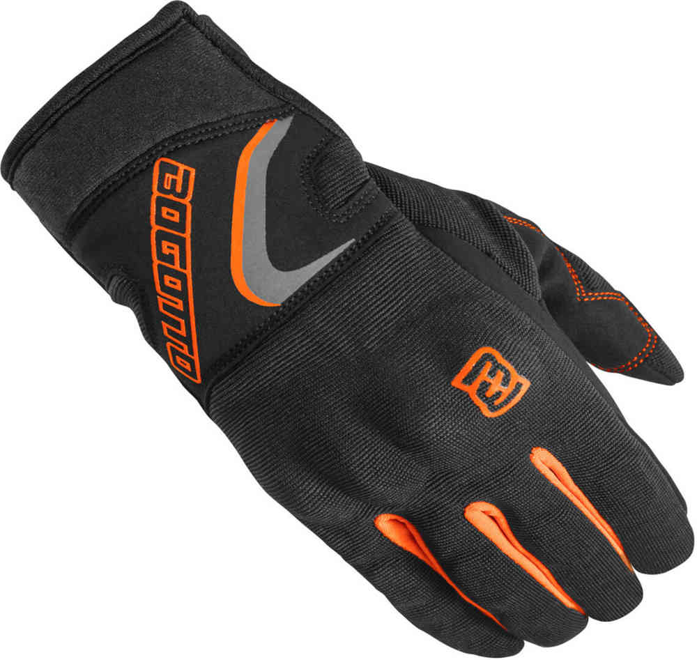 Мотоциклетные перчатки F-ST Bogotto, черный/оранжевый