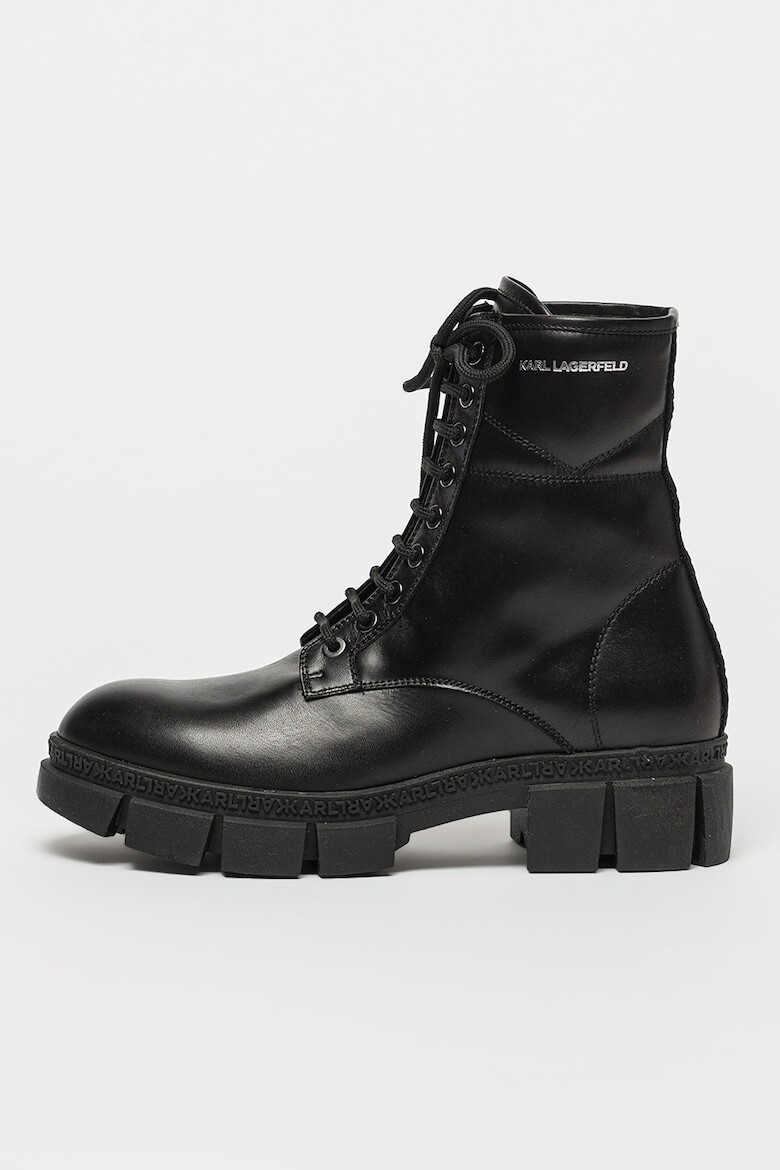 

Кожаные ботинки Aria Karl Lagerfeld, черный