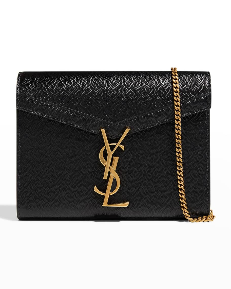 

Кожаный кошелек Cassandre на цепочке Saint Laurent