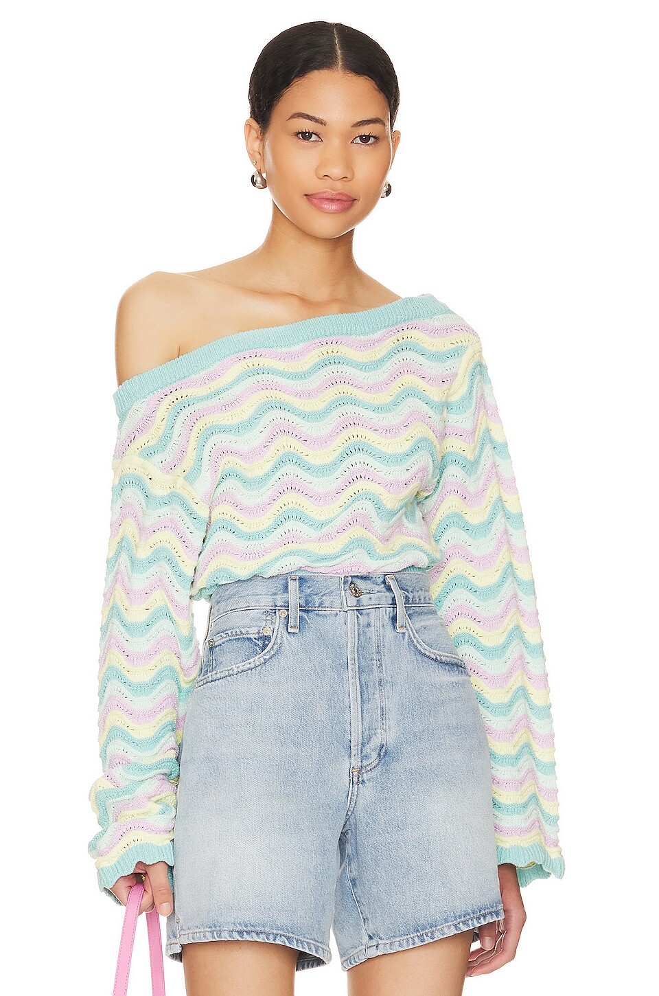 

Свитер MAJORELLE Launa Striped, цвет Pastel Striped Multi