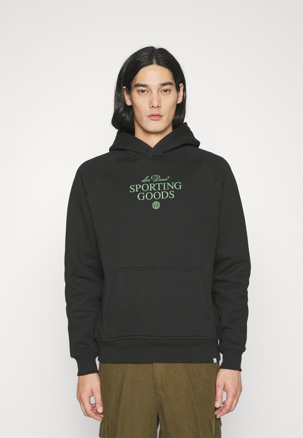 

Толстовка Les Deux Sporting Goods Hoodie, черный/зеленый виноградник