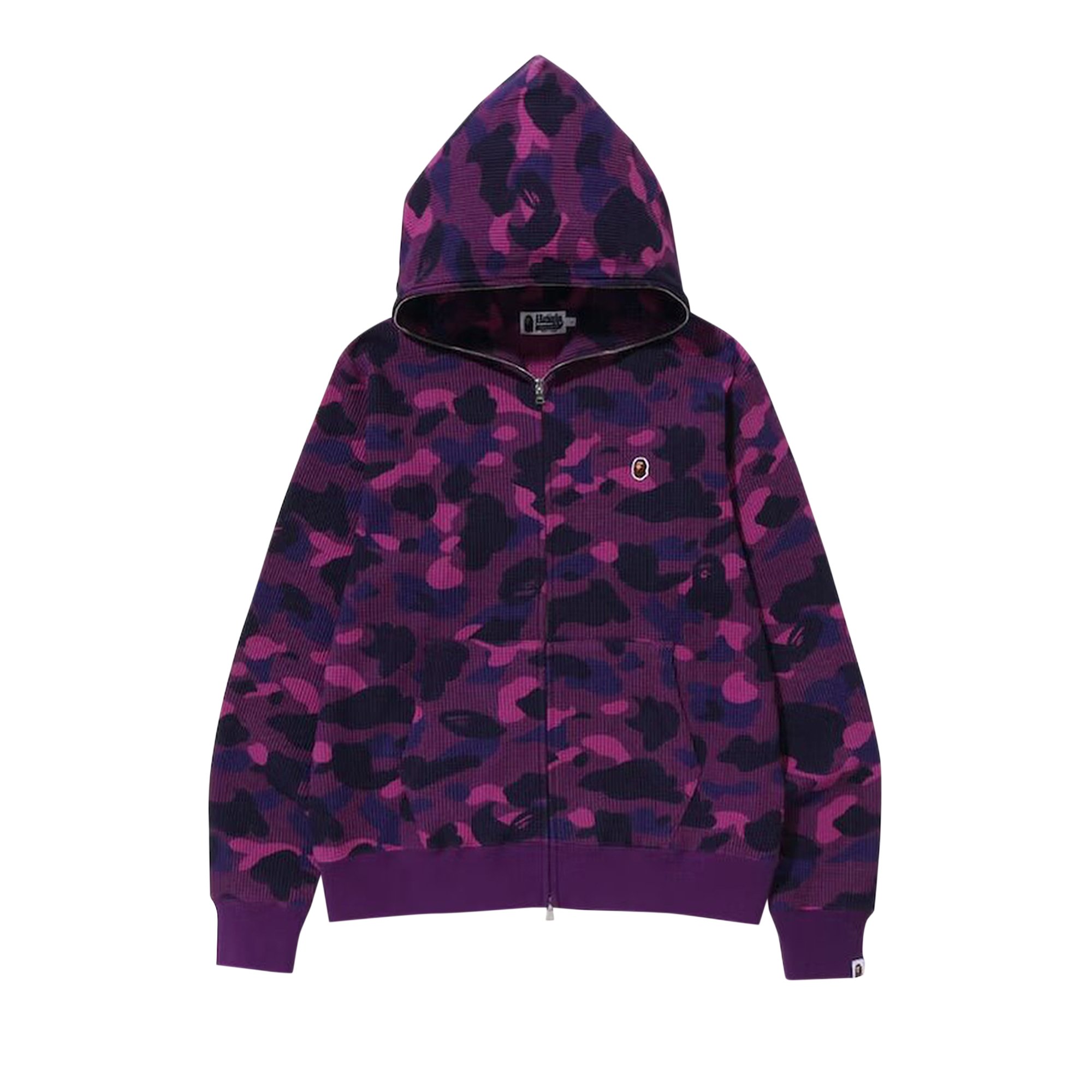 

BAPE Color Camo Thermal Толстовка на молнии на всю длину, Фиолетовый