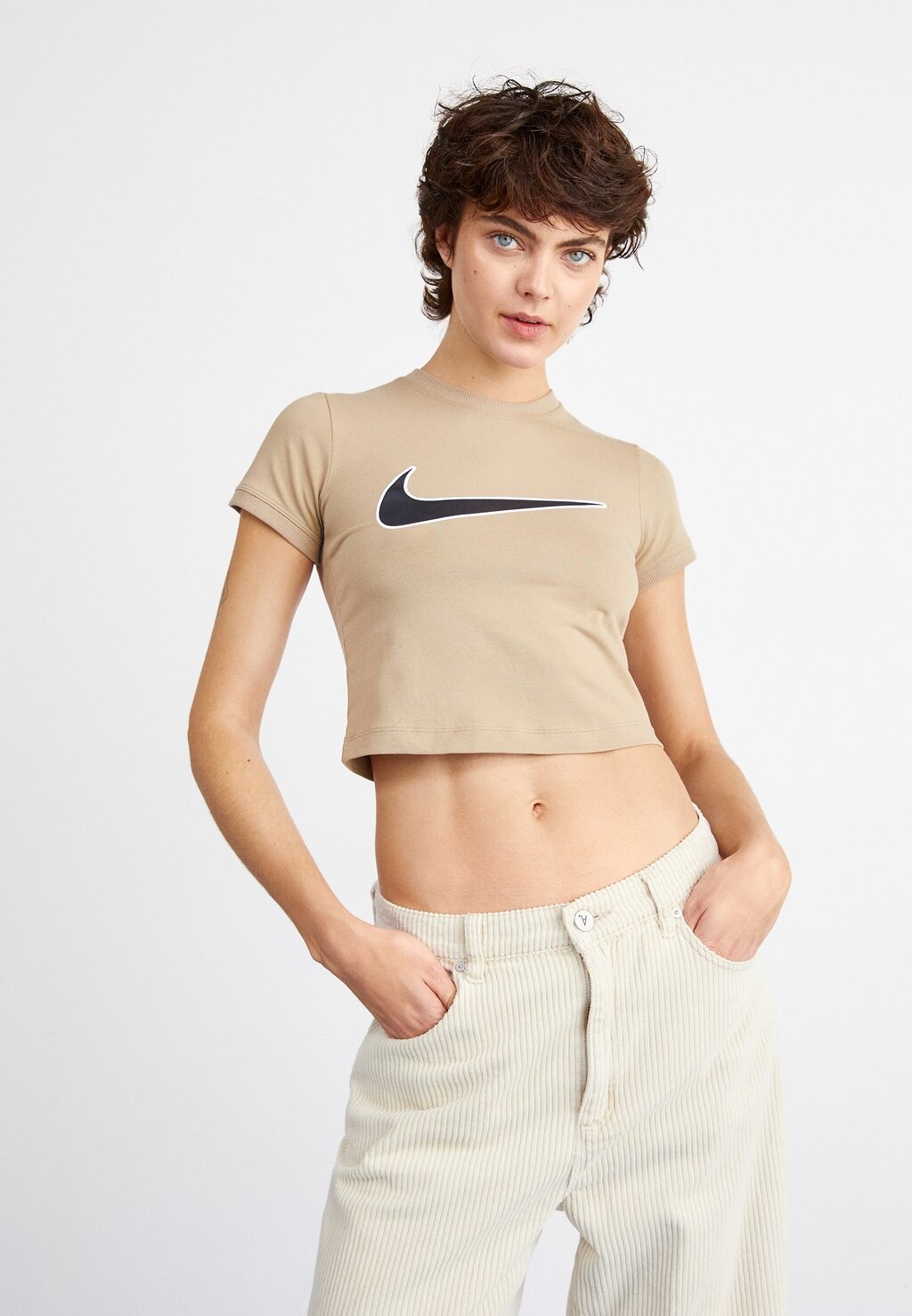 

Футболка с принтом Tee Nike, хаки