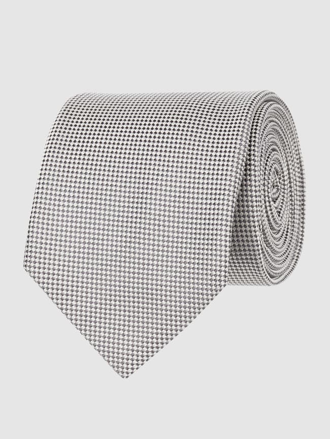 Галстук из чистого шелка (7 см) Blick, серебро галстук башка мужской из шелка 7 5 см с галстуком