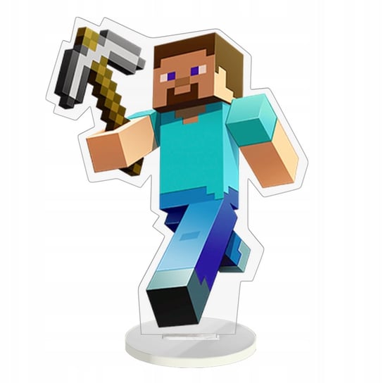 Коллекционная фигурка Minecraft Steve Pickaxe 15 см Plexido фигурка jinx minecraft steve