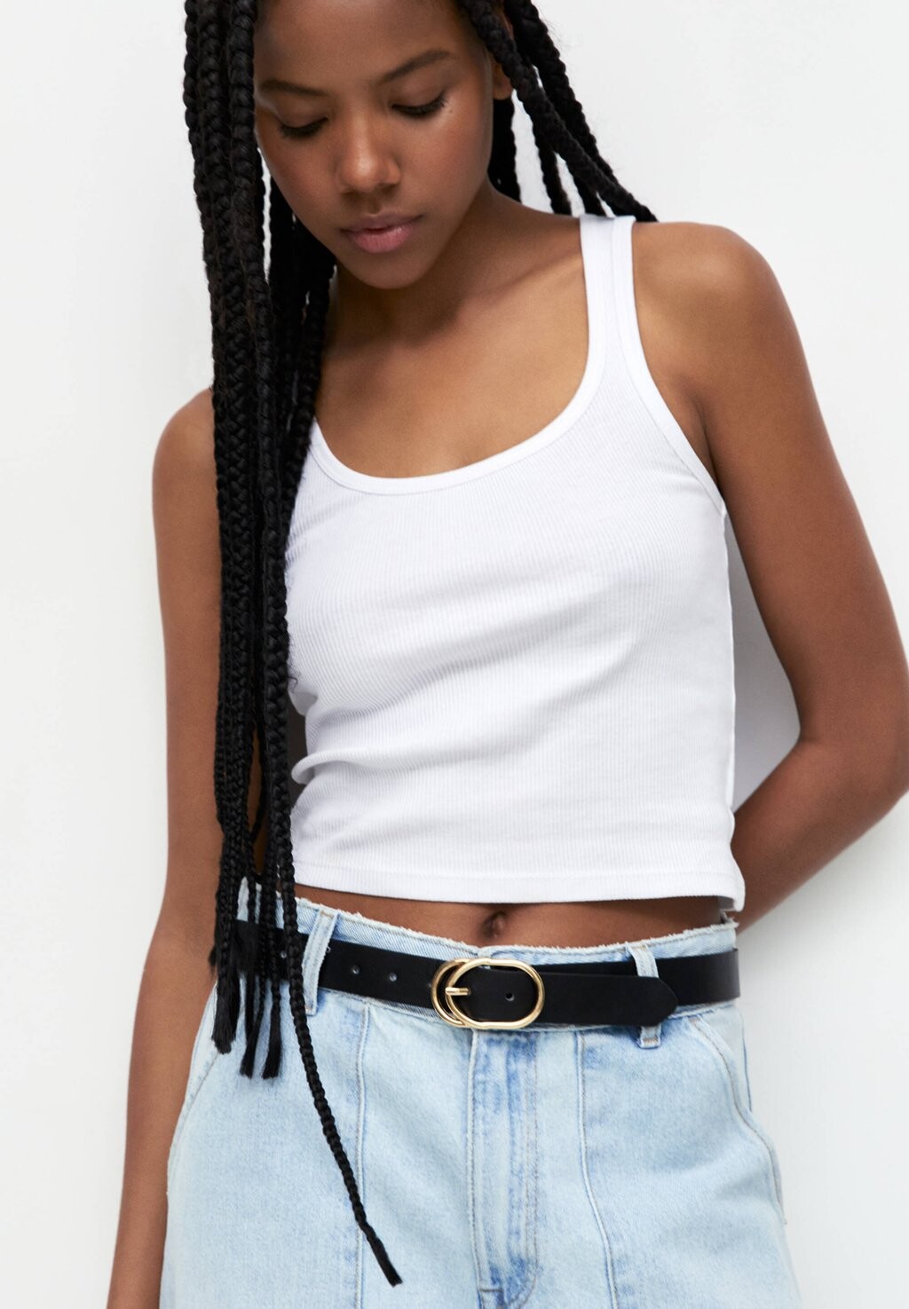 

Ремень PULL&BEAR, черный