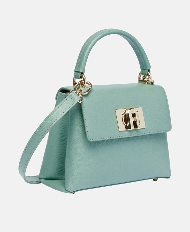 

Кожаная сумка-мессенджер Furla, темно-зеленый