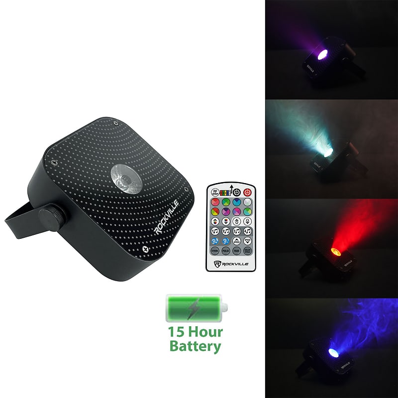 Светодиодный прожектор Rockville Mini RF1 V2 Black цена и фото