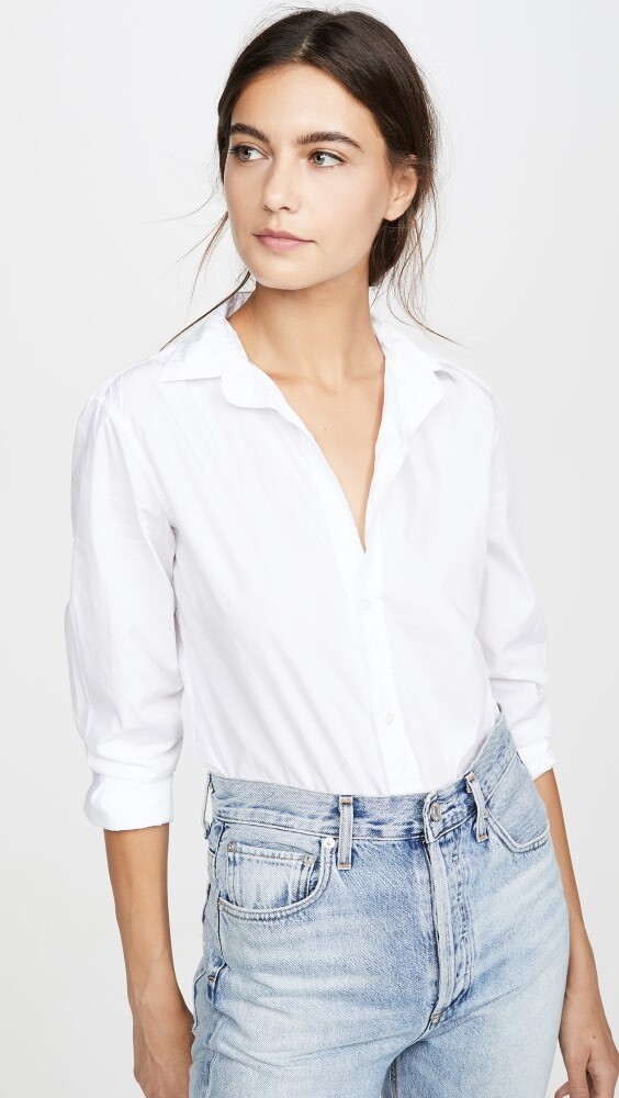 

Рубашка Frank & Eileen Frank Poplin Button Down, белый