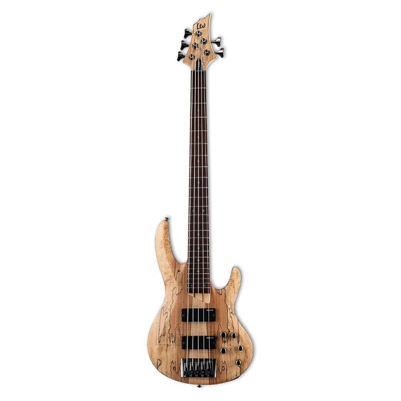 Басс гитара ESP LTD B-205SM 5-String Electric Bass Guitar with Roasted Jatoba Fingerboard, Ash Body, Spalted Maple Top, and 5-Piece Maple or Jatoba Neck