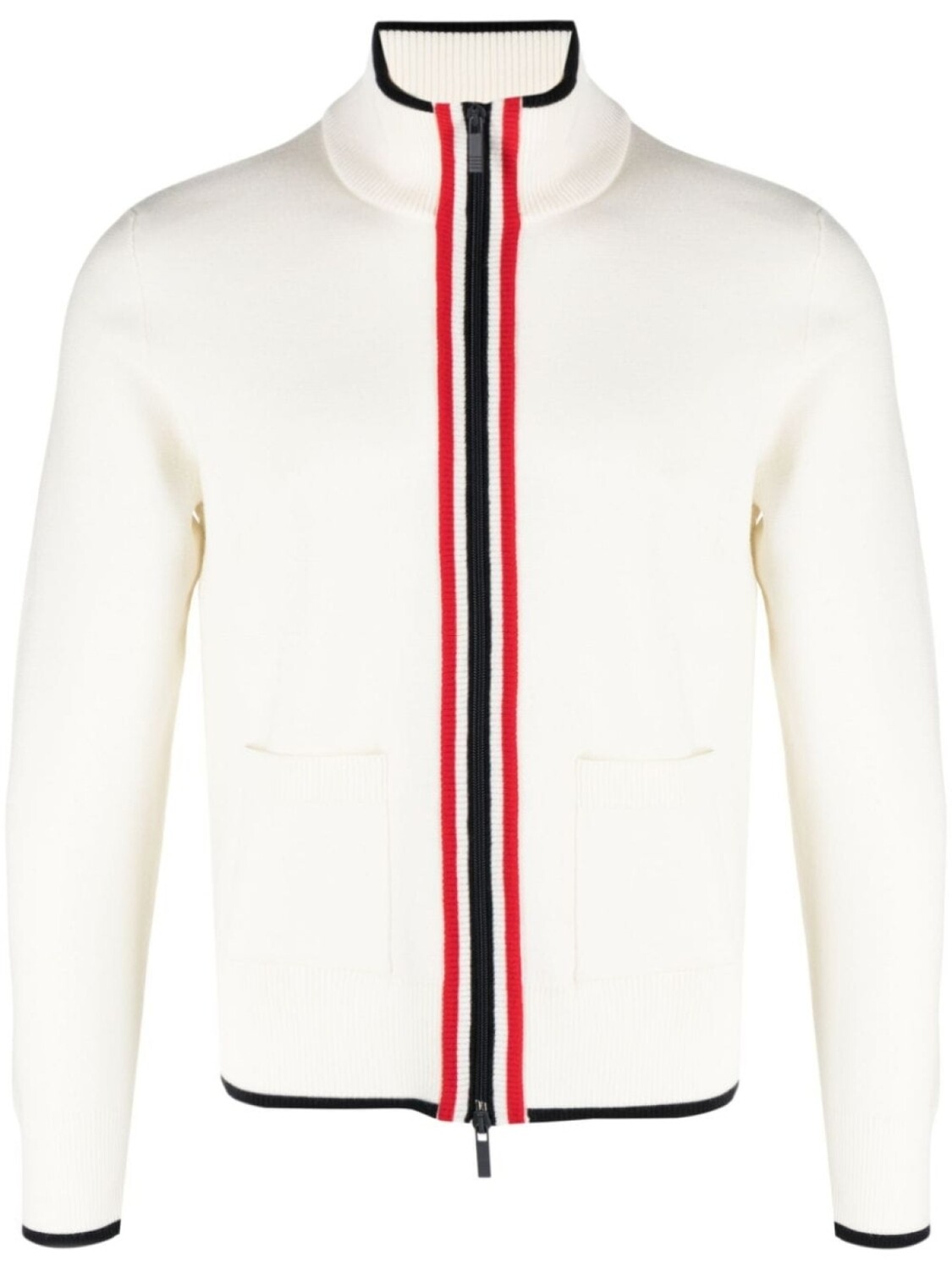 

Thom Browne кардиган из вирджинской шерсти с полосками RWB, белый
