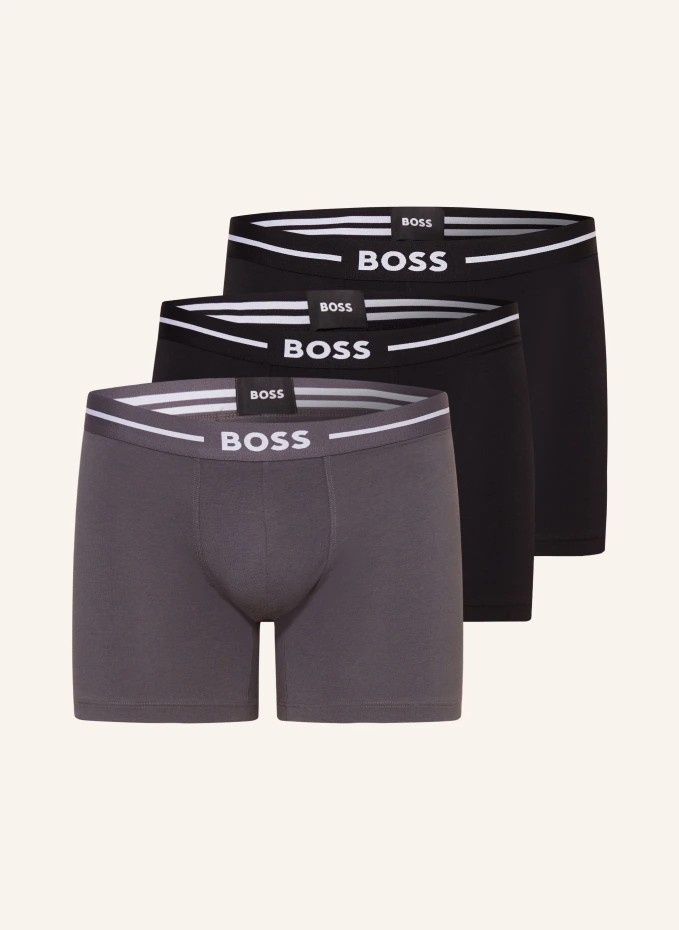 

Комплект из 3 боксеров Boss, черный