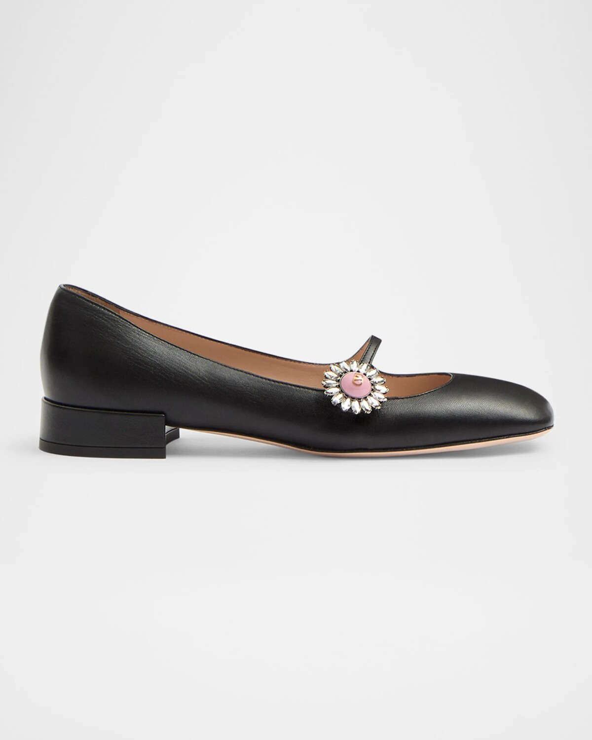 

Туфли Mary Jane с украшениями Valentino Garavani, цвет Black/Crystal/Rosa