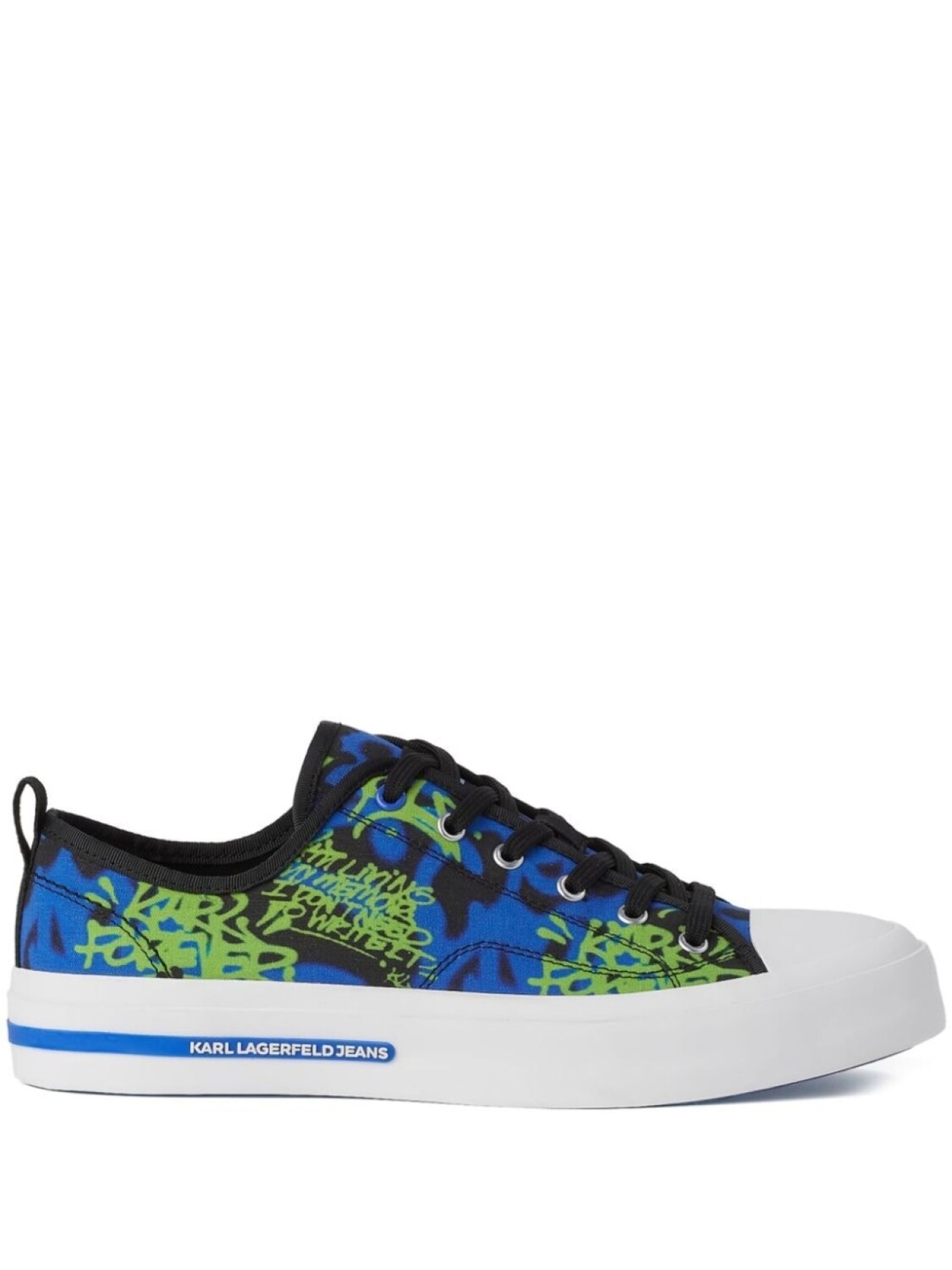 

Karl Lagerfeld кеды Graffiti Vulc с тисненым логотипом, синий