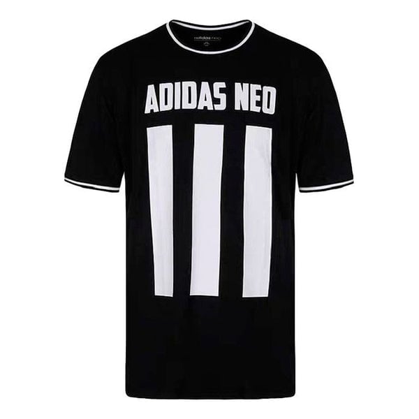 

Футболка neo m cs 3s t shrt casual sports round neck short sleeve black Adidas, черный