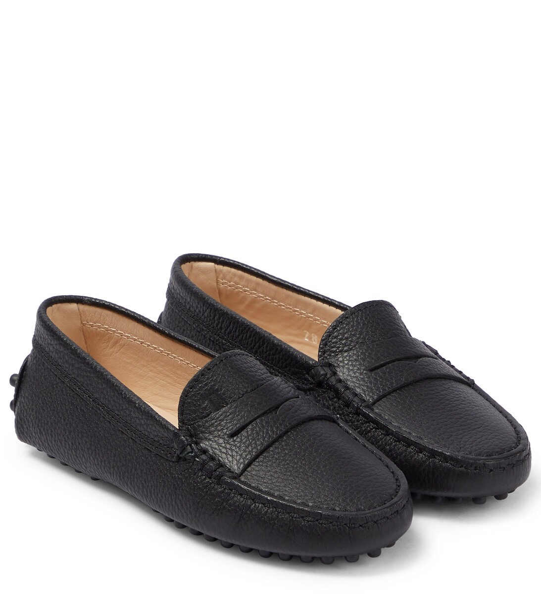 

Лоферы Gommino из кожи Tods, черный