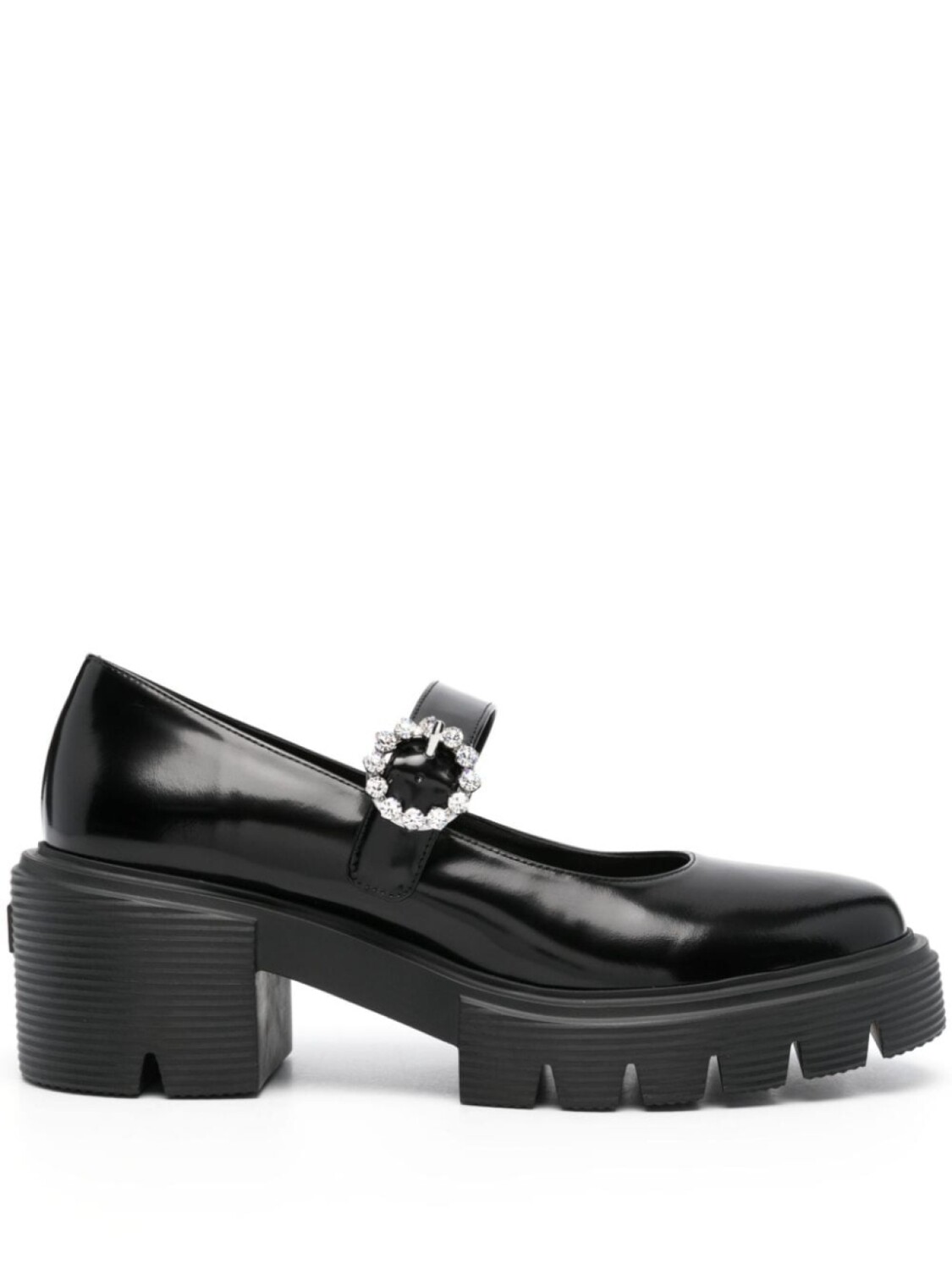

Stuart Weitzman туфли Мэри Джейн Soho Gem 60, черный