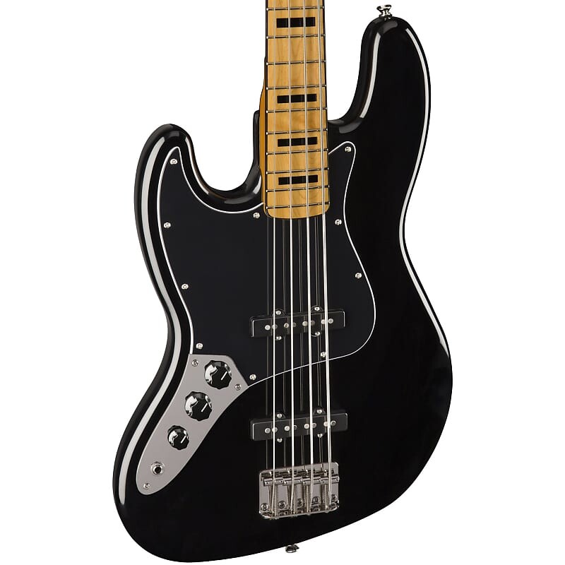 

Басс гитара Squier Classic Vibe '70s Left-Handed Jazz Bass Guitar - Maple Fingerboard, Black