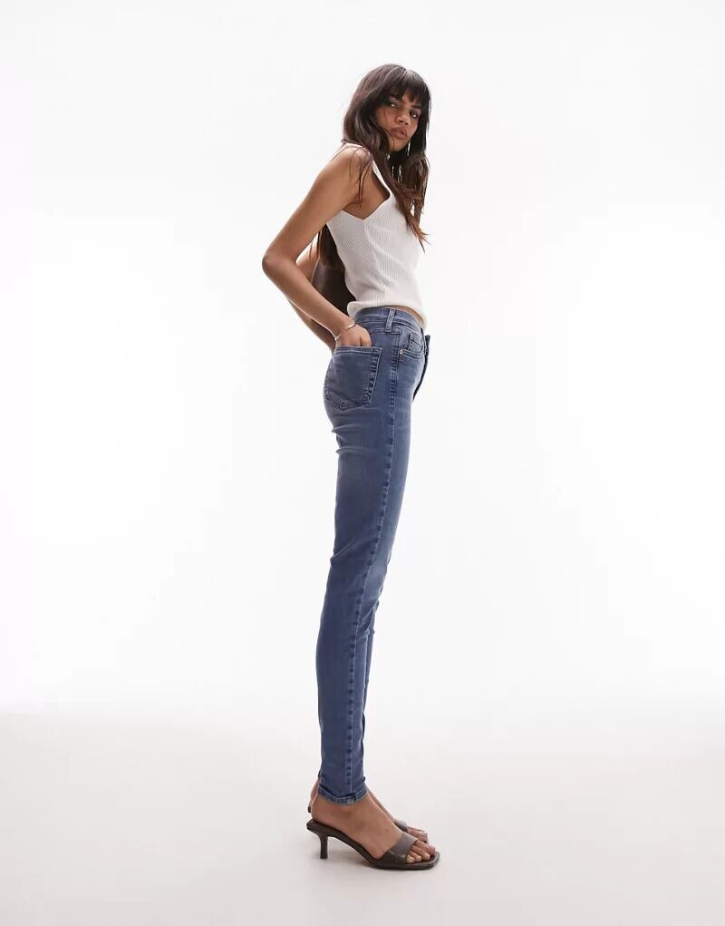 

Синие джинсы Topshop Jamie