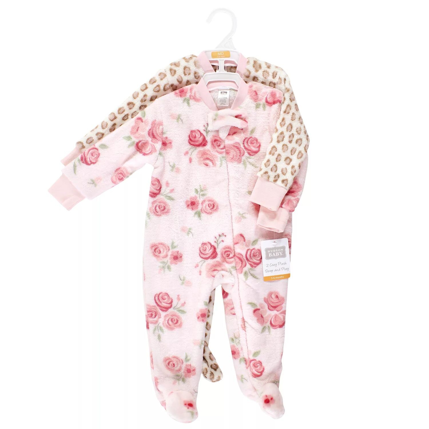 

Плюшевая игрушка для сна и игр Hudson Baby Infant Girl, румяная роза Hudson Baby