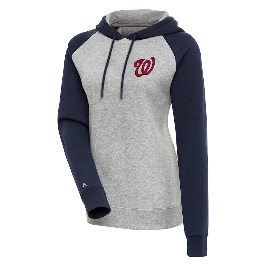

Пуловер с капюшоном Antigua Washington Nationals, серый
