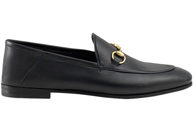 

Лоферы Gucci Horsebit кожаные без шнурков, черный