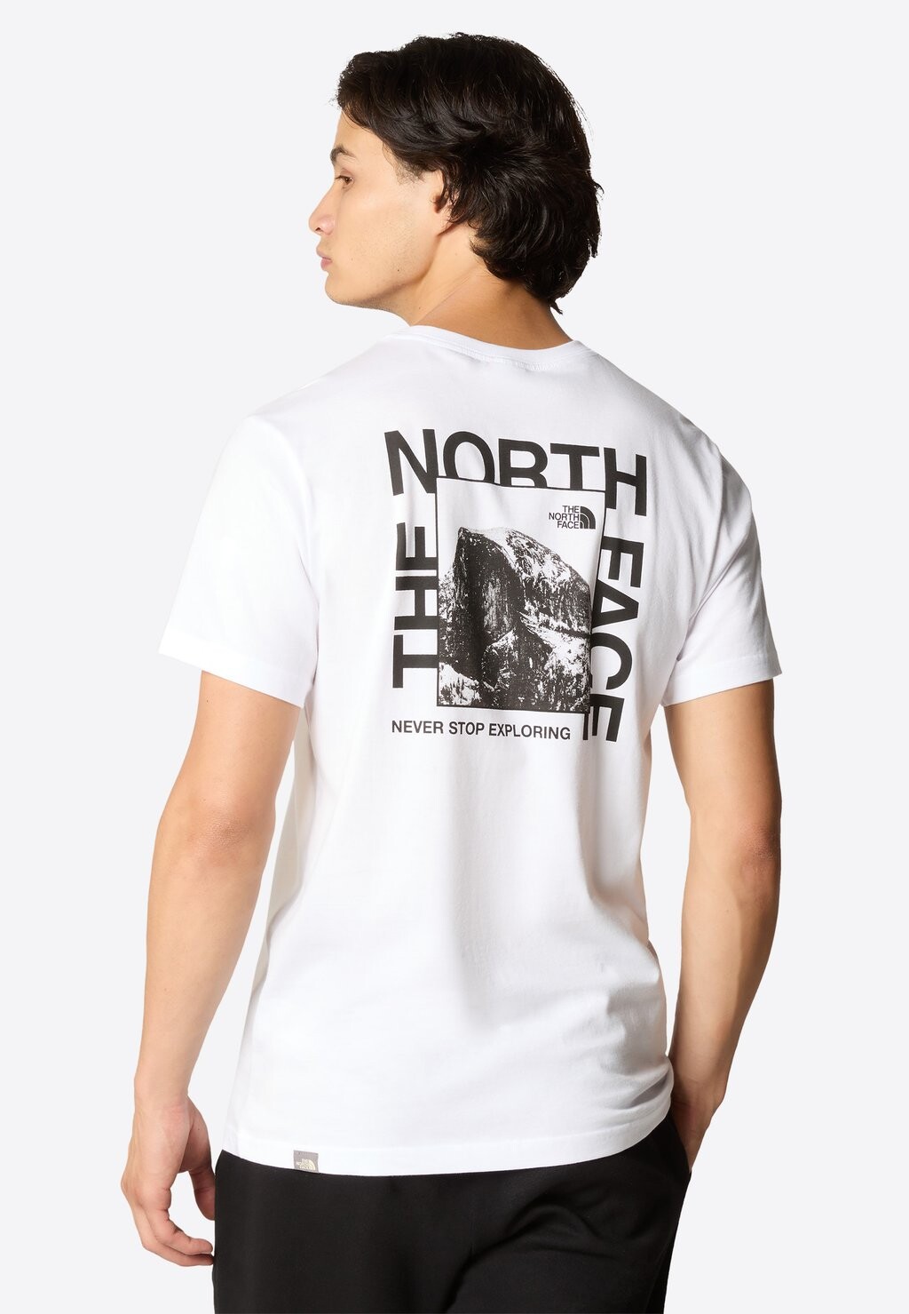 

Футболка с принтом The North Face, tnf white tnf black tnf black