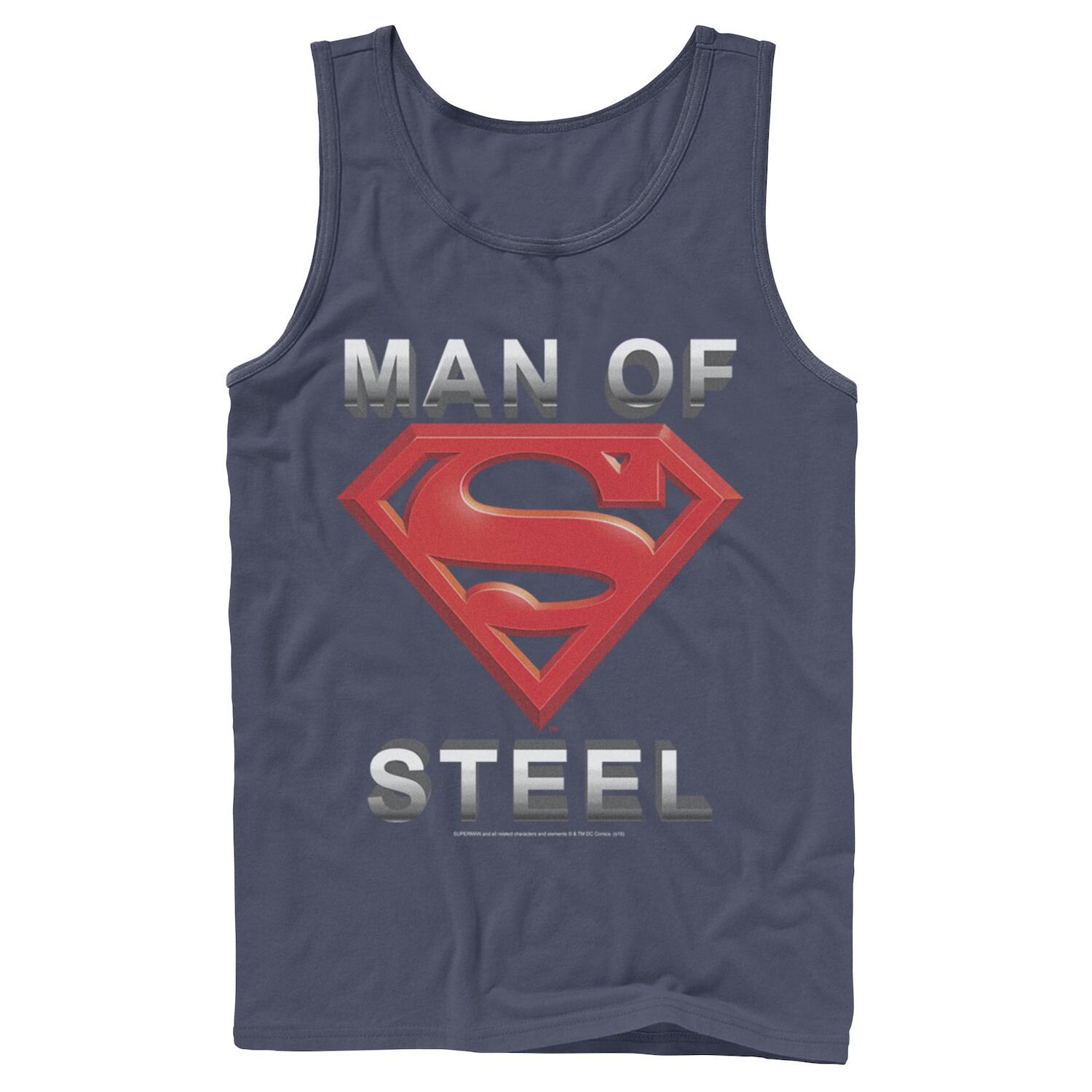 

Мужская майка с текстовым логотипом DC Comics Superman Man Of Steel
