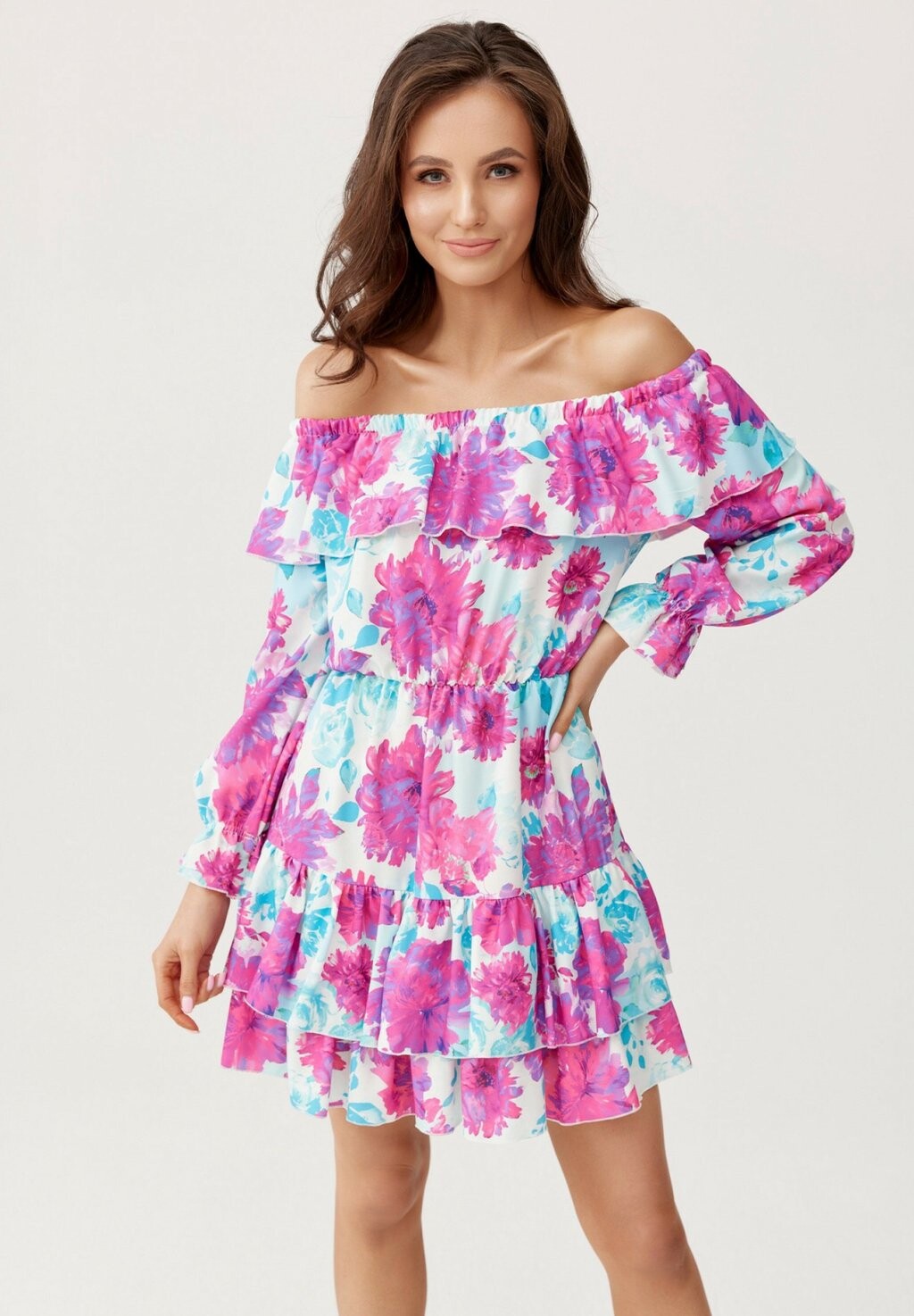 

Летнее платье Roco Fashion, розовый